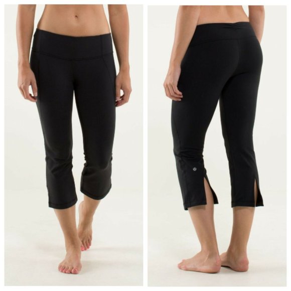 Lululemon Pants - Lululemon Crop Legging with Back Slit